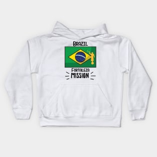 Brazil Fortaleza Mormon LDS Mission Missionary Gift Idea Kids Hoodie